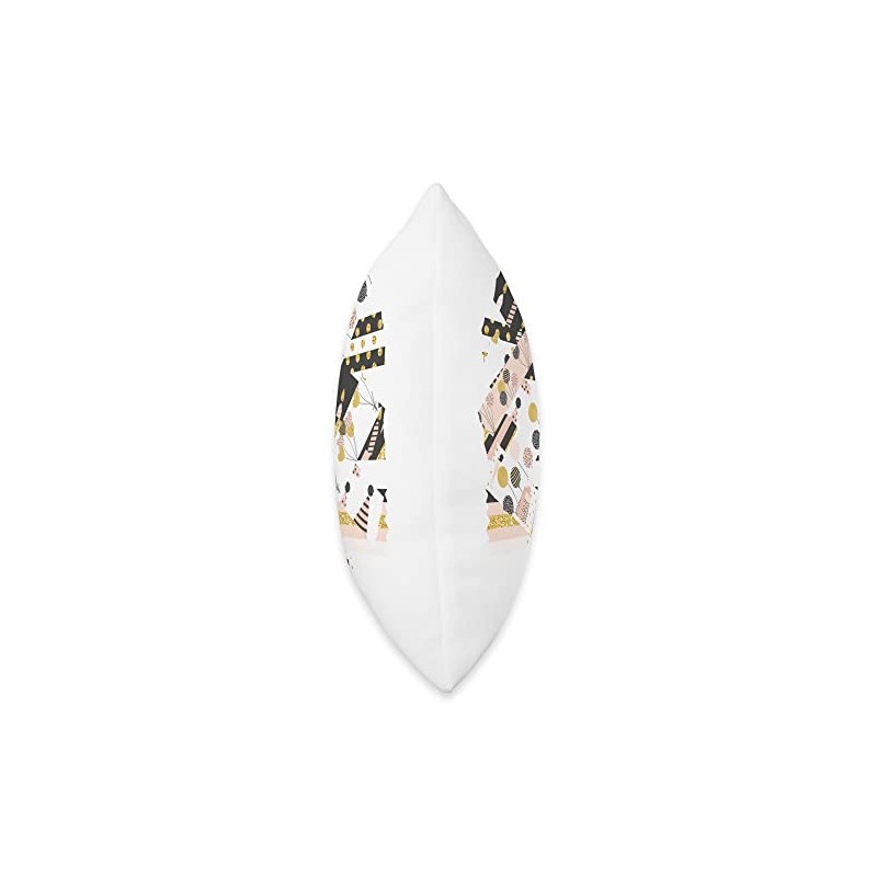 Joyful Washi Tape Throw Pillow