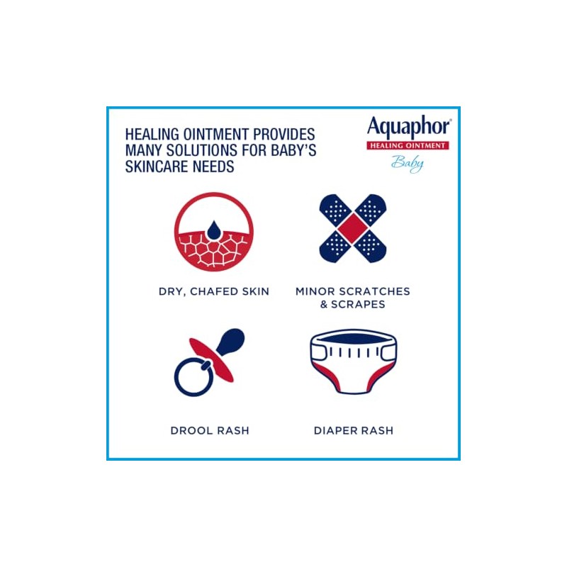 Eucerin Aquaphor Baby Healing Ointment For Dry Cracked or Irritated