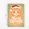 Joker Greeting Endless Meowy Christmas With Glitter - Loops a