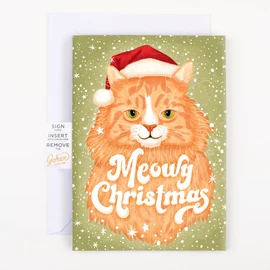 Joker Greeting Endless Meowy Christmas With Glitter - Loops a meowy christmas song over 3 hours!