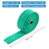 MECCANIXITY Fiberglass Exhaust Wrap Tape,2" x 33' Green Header Heat