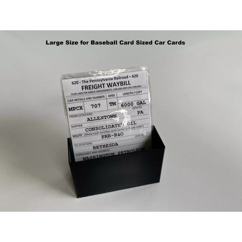 FineScal 360 Car Card Boxes for Model Railroad Operations -