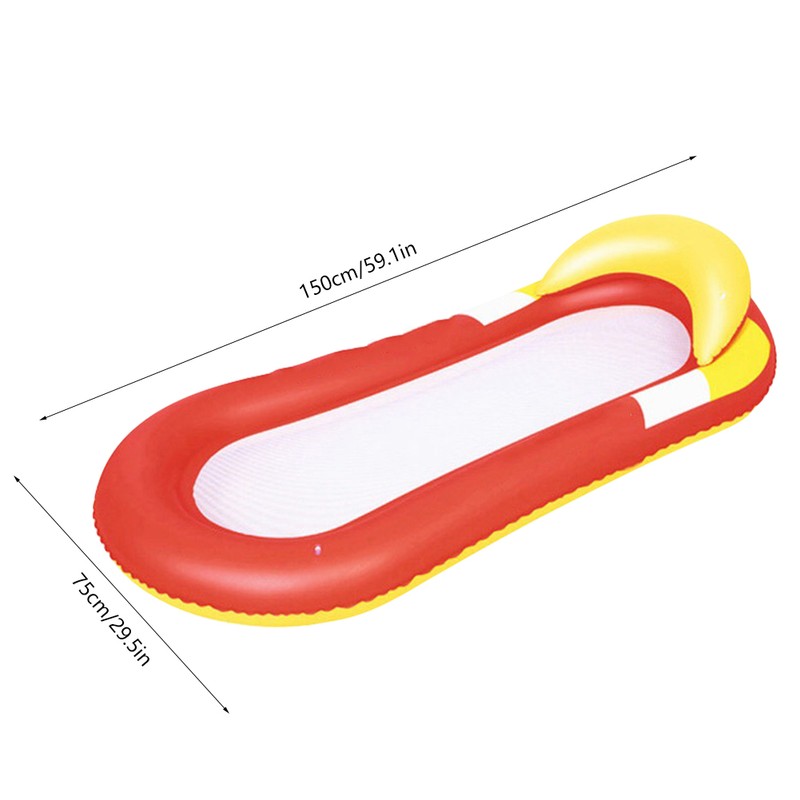 Swimming Pool Single Inflatable Floating Raft Lounge Floating Chair Water