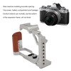 Camera Cage with Wood Handle Anodized Anti Slip Easy To