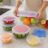 Silicone Stretch Lids for Food Storage – Reusable Elastic Covers