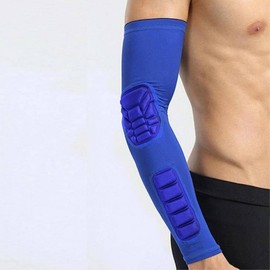 Safety Cushioned Elbow Protector, Blue, 1pc - M Elbow Protector