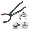DURATECH 2-Piece 12 Inch Oil Filter Pliers & 3 Jaw