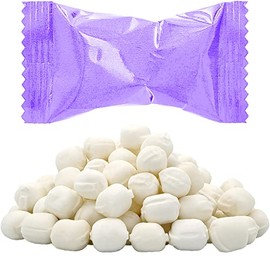 Fruidles Lavender Buttermints, Mint Candies, After Dinner Mints, Butter Mint Candy, Kosher Certified, Fat-Free, Individually Wrapped (55 Pieces)
