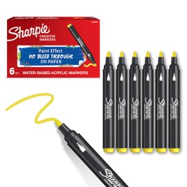 Sharpie Yellow Round Tip Acrylic Marker Pen