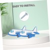 Housoutil Cabinet Handle Parts Airplane Shaped Plastic Pulls Easy Install