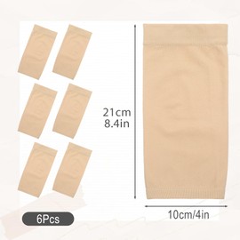 Josojoou 3 Pairs Forearm Tattoo Cover Up Sleeves, Non Slip Forearm Compression Sleeves Band, Tattoo Cover Arm Sleeve for Women Men