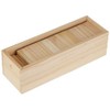 Trademark Innovations 12" Wooden Stacking Puzzle Game with Wood Box