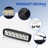 LED Daytime Running Lights, 6LED 18W Plastic Shell Spotlight, IP67