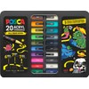 Faber-Castell uni-ball 186830 POSCA Marker Set of 20 with Instructions