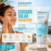 Bloqueador Solar Crema Color Fps50 Tono Medio Agrado 75ml