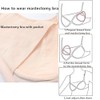 Trssorm Mastectomy Bra with Pockets for Many Types of Breast