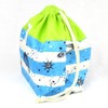 M Drawstring Bag, Made in Japan, Handmade for Kindergarten Commute