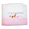Zigozago - 3-teiliges Baby Bettwäsche Komplett Set Arche Noah -