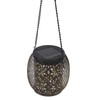 2pcs Outdoor Hanging Solar Lanterns IP65 Waterproof Solar Wrought Iron