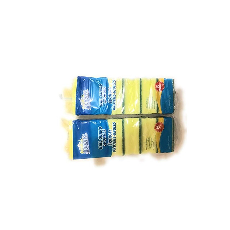 Scrub Sponge Pack Durable and Multipurpose Cleaning Sponges Great for