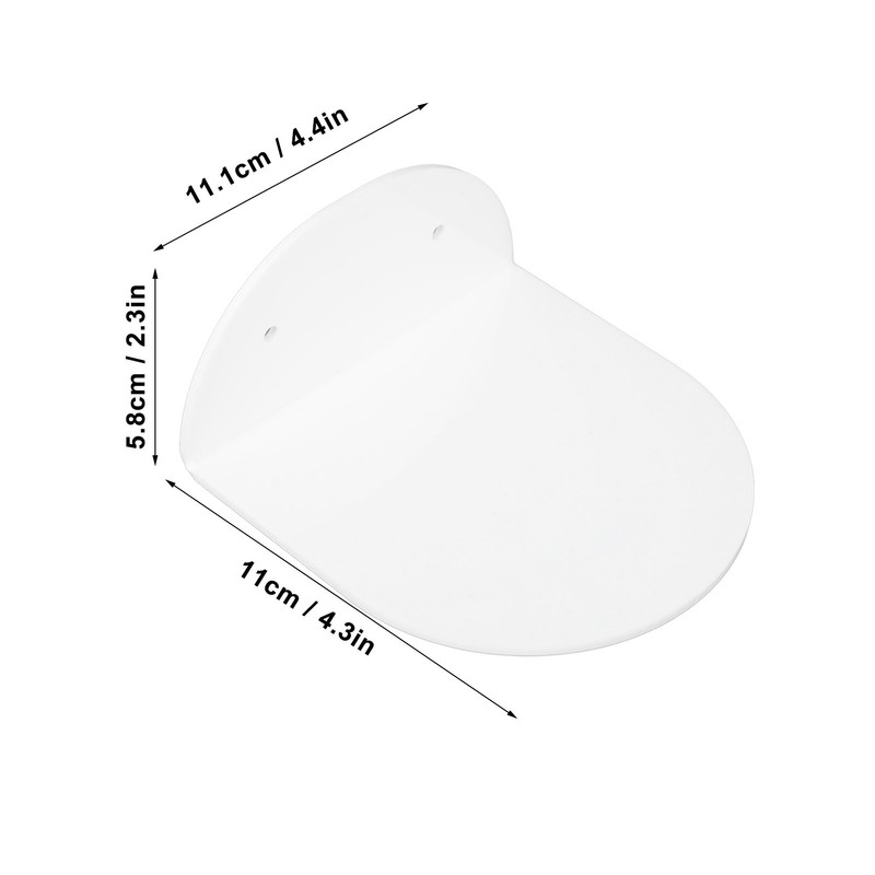 3pcs Wall Speaker Floating Shelves Acrylic Waterproof Wall Mounted Speaker