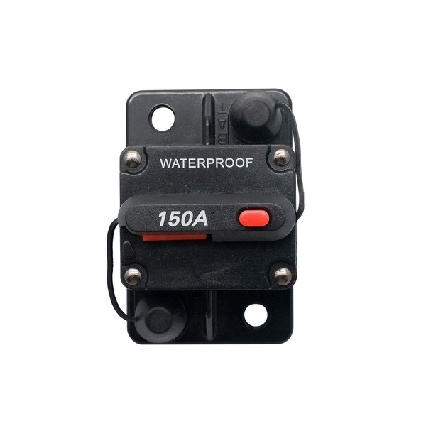 Riloer Car Circuit Breaker, 12V Waterproof Circuit Breaker Fuse with