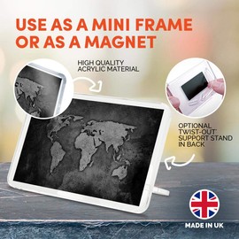 1 x Fridge Magnet - World Map Earth Travel #39592