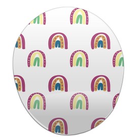 Bonamaison, Ergonomisches Mauspad mit Handgelenkauflage, Digital Bedruckt Mauspad Anti-Sehnenscheide Probleme, rutschfeste Unterseite, für Büro und Zuhause, Größe: 20x23 cm