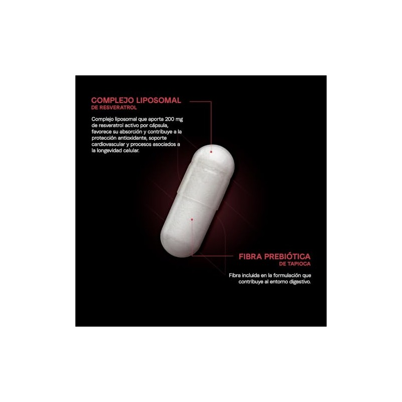Resveratrol Liposomal | Tecnología Liposomal de Alta Absorción | Certificado