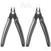 KTHZI 2 Pcs Wire Cutter Precision Flush Cutters Side Cutter