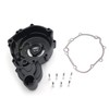 XKMT-Black Left Engine Stator Cover See Through Compatible With '06-'13