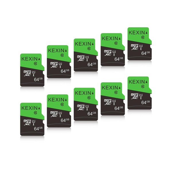 KEXIN 64GB Micro SD Card with SD Adapter microSDXC Memory