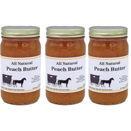 Flavored Butters Peach - 8 Oz Jar - Qty 3 Jars