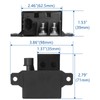 Weasch 2 Pack Automotive Relay, V23132-A2001-B200, 12V 150A, SPST Normally