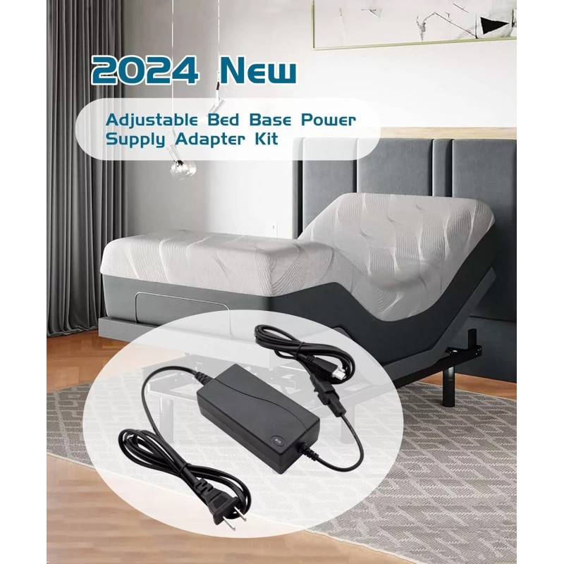 Fruhdi Adjustable Bed Base Input Power Supply 3-Piece Power Adapter