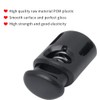 Plastic Cord Locks End Spring Stop Toggle Stoppers Multi-colour (10PCS,