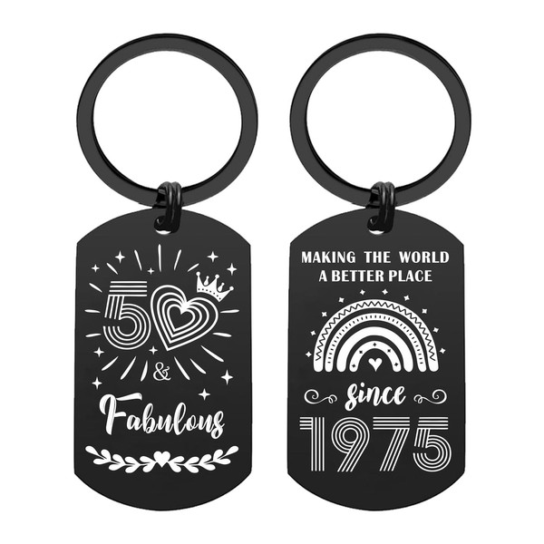 EE&YU 50th Birthday Gifts for Women Men - Happy 50