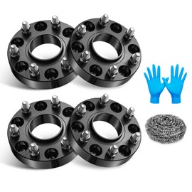 BDFHYK 6x5.5 Wheel Spacers Thickness 1 Inch Compatible with Chevy 1999-2023 Silverado Sierra 1500 Avalanche 1500 Tahoe Yukon, 6x139.7mm 6 Lug M14x1.5 & 78.1mm Hub Bore Hubcentric Wheel Spacer