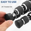 PATIKIL 3/8インチスレッド三脚スパいク ステンレス製カメラ三脚グラウンドスパいクスクリュー（1.49"/38mm） モノポッドレッグ交換部品 シルバー