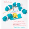 CraftLab Knitting Kit for Beginners, Kids Adults Seniors Includes All