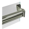 Gordon Glass Brushed Nickel Sliding Frameless Shower Door Single Towel