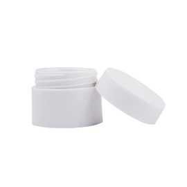 10 Pcs 30ml Sky White Scrub Cream Bottle PP Plastic Refillable Cosmetic Jars Face Cream Lip Balm Lotion Cosmetic Storage for Travel