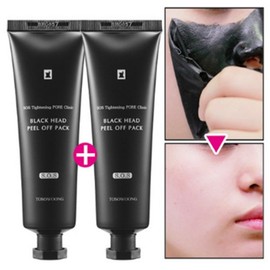 2 sebum and fluff removal absorbent pulling packs, including a nose pack / 바르는 코 팩 등 피지 솜털 제거 흡착 뽑는 팩 2개