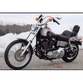 AUX 1995 HARLEY DAVIDSON WIDE GLIDE LED HEADLIGHT UPGRADE KIT CONVERSION  9000 LM