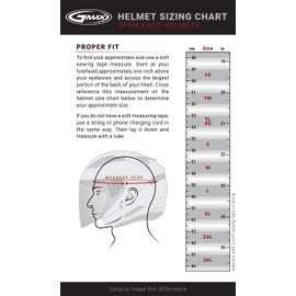 GMAX OF-17 Open-Face Motorcycle Helmet for Men and Women