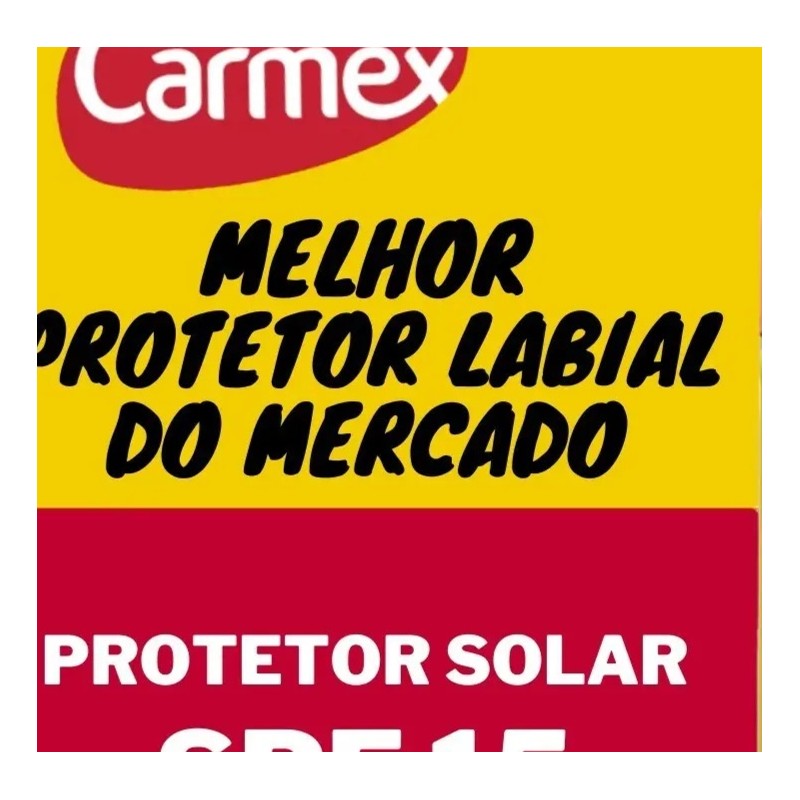 3 Hidratante Carmex Lip Balm Protetor Labial Basto Fps15kit