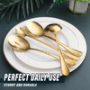 Gold Serving Utensils, OGORI 12-Piece Stainless Steel Serving Utensils Include
