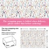 FYSUIMU 6 Sheet Wildflower Wrapping Paper -Not Roll- Wild Floral