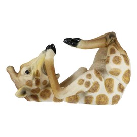Ebros Gift Safari Wildlife Tall Drink Tipsy Long Necked Giraffe Drinking Wine Bottle Holder Rack Stand Caddy Figurine Giraffes Animals Zoo Themed Home Kitchen Bar Accent
