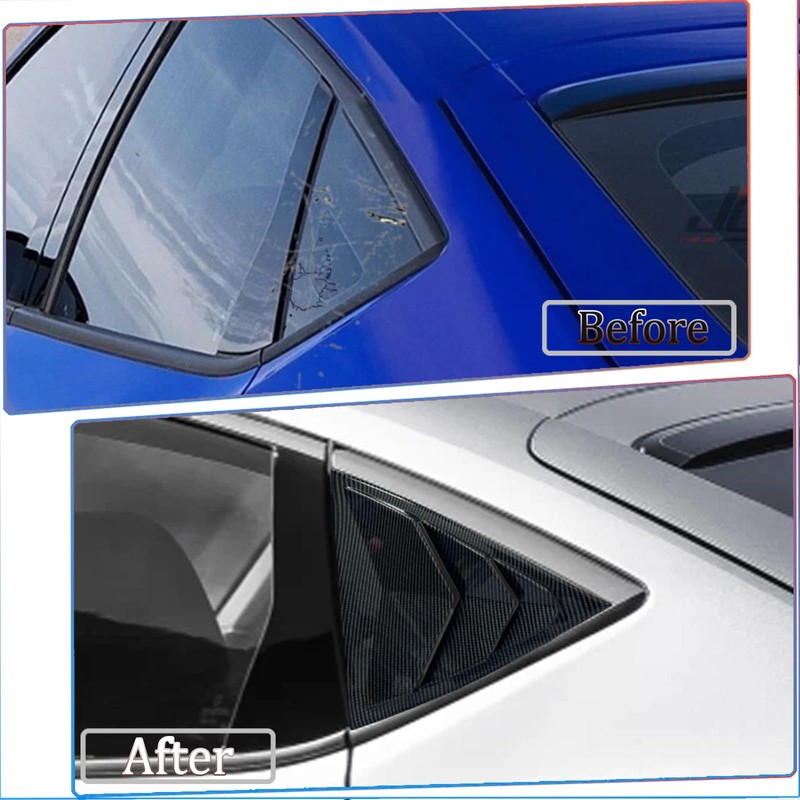 MUXEE Window Louver，for Acura Integra 2023 2024 2025, ABS Print
